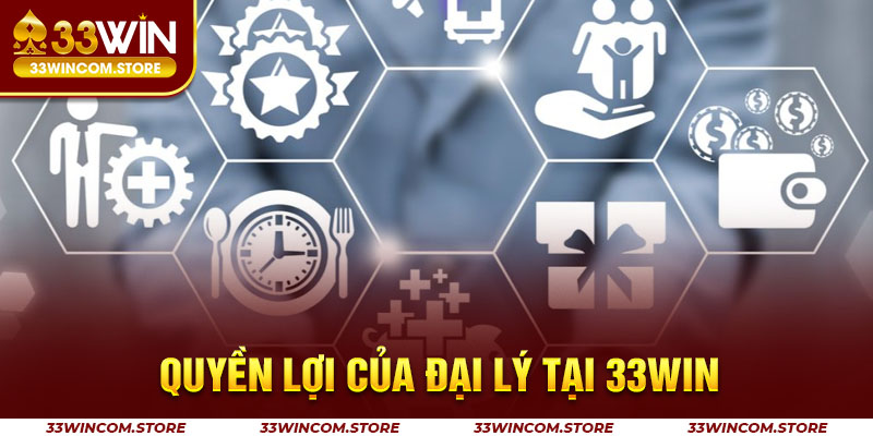 Quyền lợi đối với đại lý tại 33win