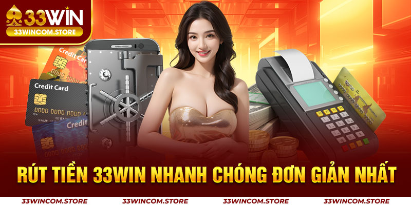 Hướng dẫn rút tiền 33win nhanh chóng đơn giản